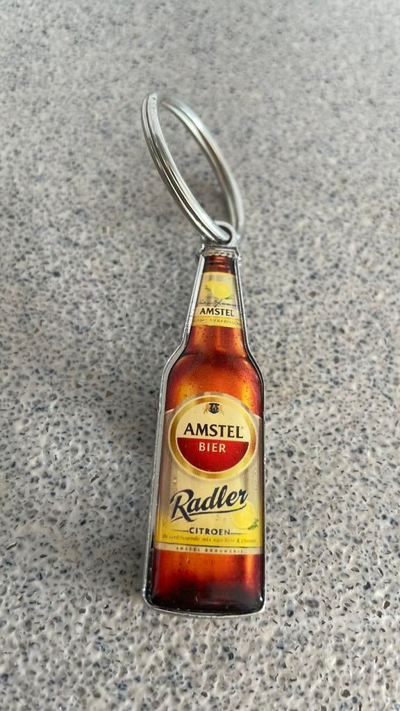 Radler amstel bier flesopener sleutelhanger, Verzamelen, Biermerken, Ophalen of Verzenden, Zo goed als nieuw, Flesopener, Amstel