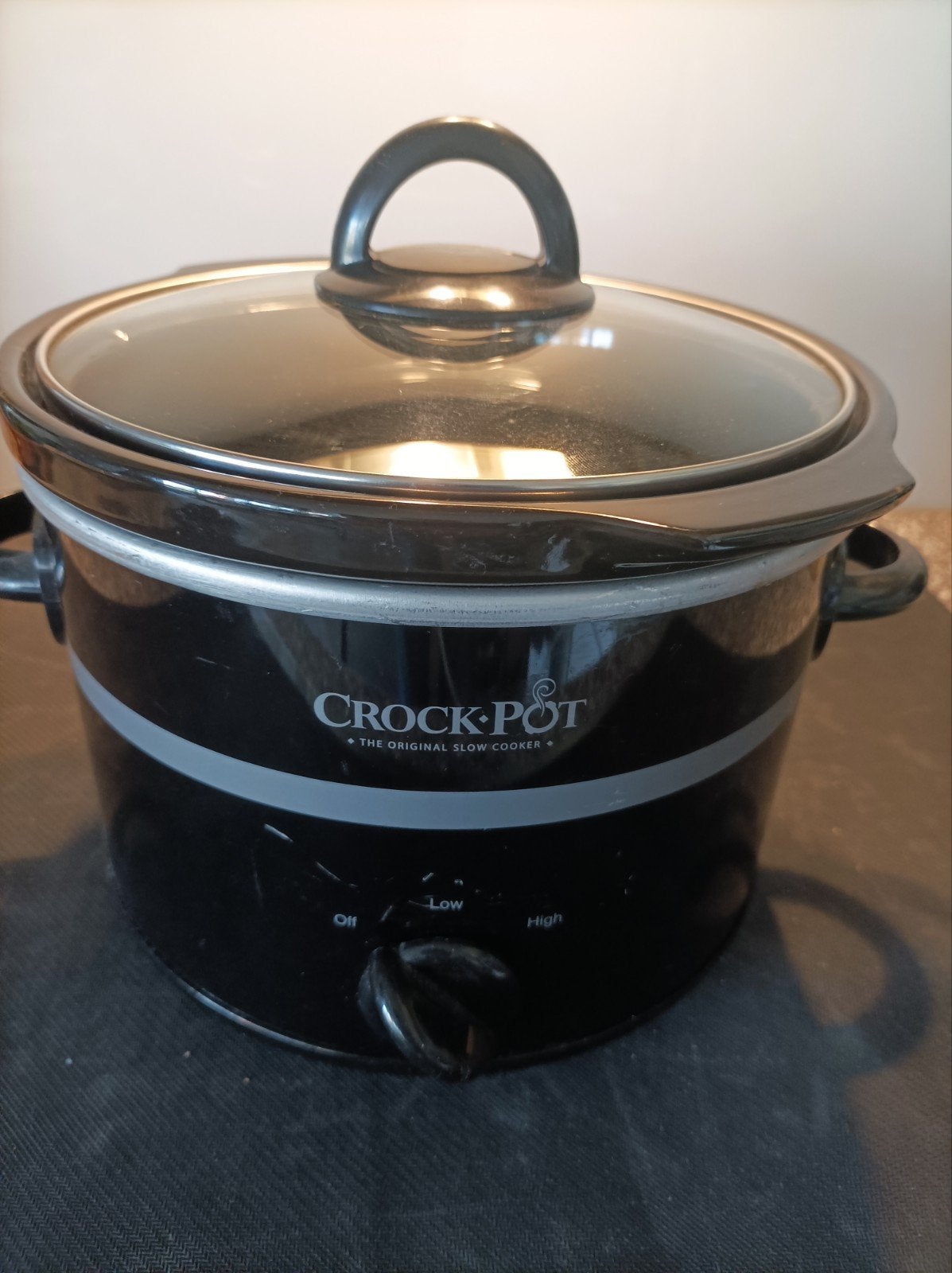 Crock-Pot Slowcooker - Zwart, Gebruikt, Ophalen of Verzenden, Gebruikt