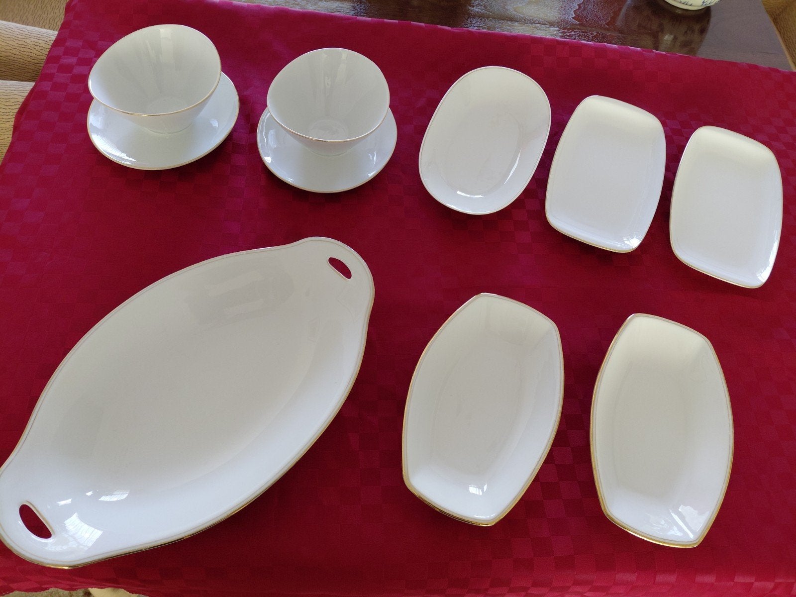 Servies Rosenthal schalen &Jager 6x sauskom 2x porselein wit, Ophalen of Verzenden