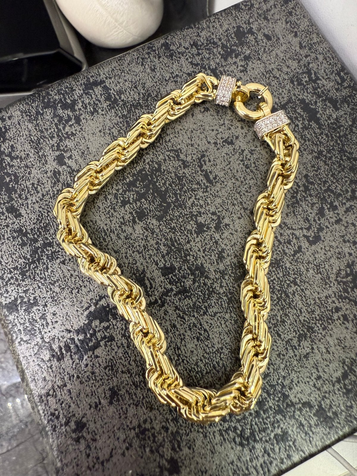 14k gouden rope armband, Ophalen of Verzenden, Nieuw, Goud, Goud