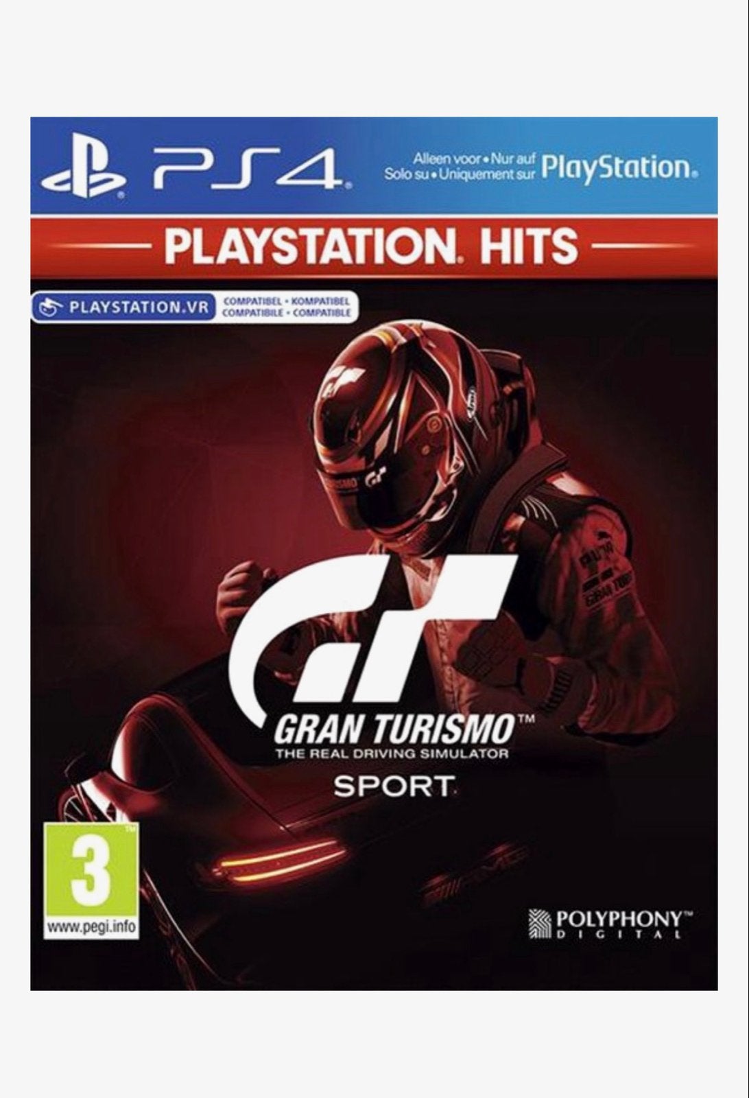 Gran Turismo Sport PS4 - PlayStation Hits (VR Compatibel), Spelcomputers en Games, Online, 1 speler, Racen en Vliegen, Virtual Reality