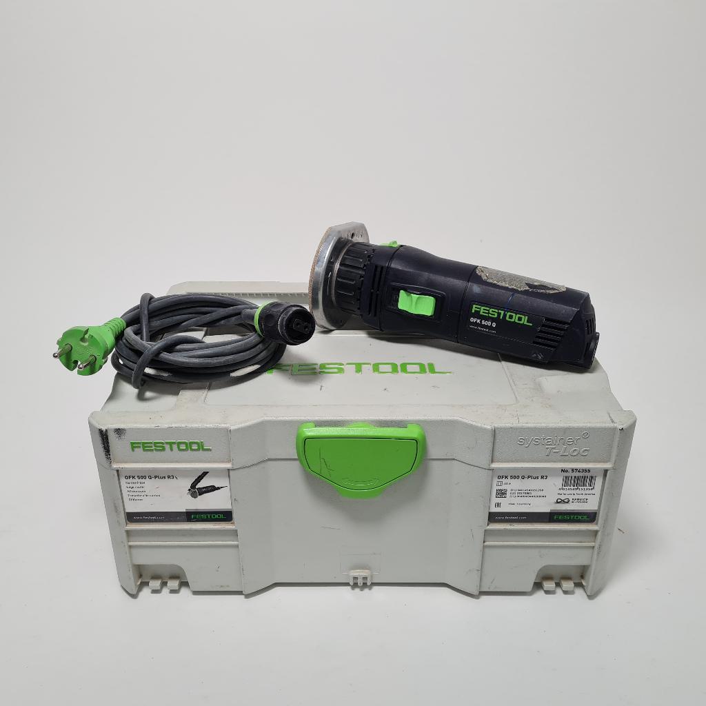 Festool OFK 500 Q Kantenfrees | 2017, Gebruikt, Kantenfrees, Ophalen of Verzenden, Festool
