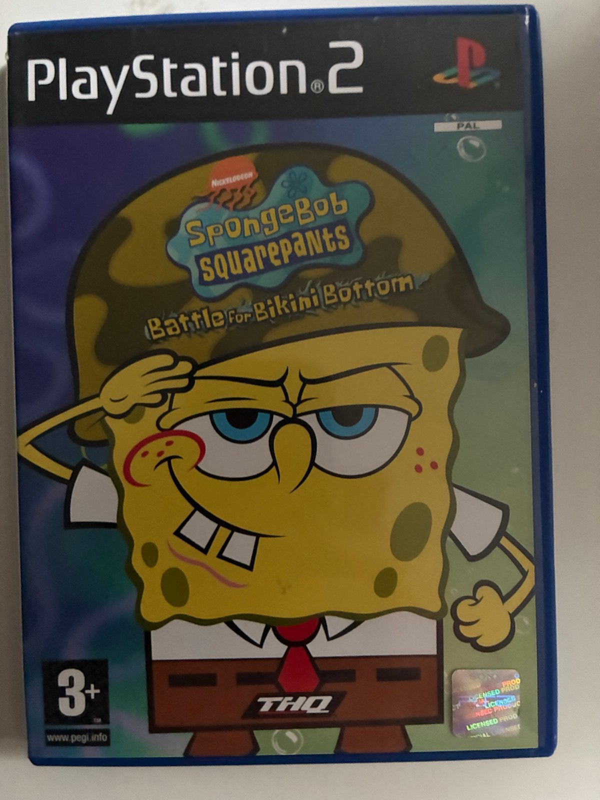 SpongeBob SquarePants: Battle for Bikini Bottom PS2, Gebruikt, 1 speler, Ophalen of Verzenden, Vanaf 3 jaar