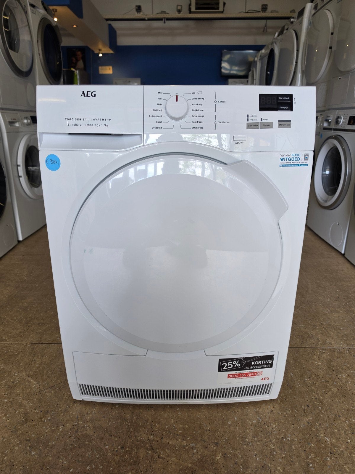 AEG 7000 Series warmtepompdroger | 7 kilo | Gratis thuis 🚚✅, AEG, Jirnsum, 6 tot 8 kg, Overige typen