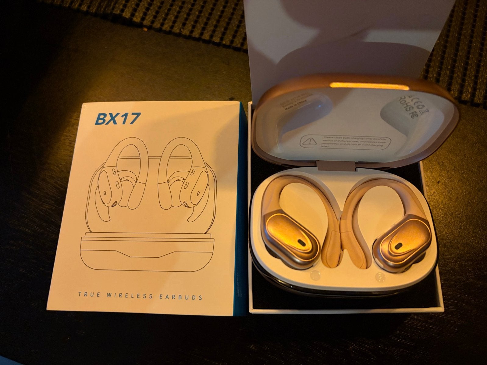 BX17 True oordopjes Roze - Nieuw in doos, Audio, Tv en Foto, Overige merken, In-ear, Goud, Bluetooth