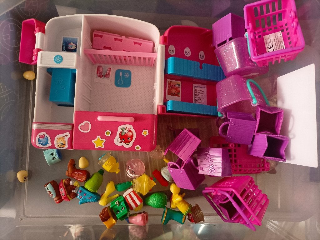 Shopkins koelkast met speeltjes Amerikaans speelgoed, Ophalen, Zo goed als nieuw