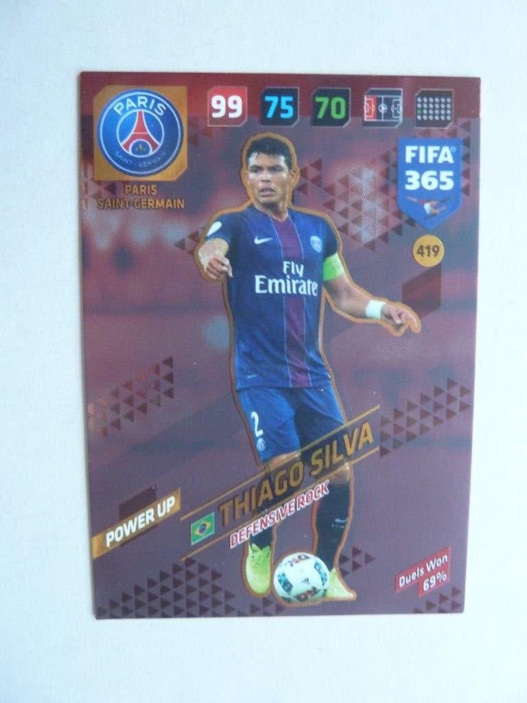 Panini. Fifa 365 card   Thiago.Silva  Defensiverock, Ophalen of Verzenden, Zo goed als nieuw, Buitenlandse clubs, Poster, Plaatje of Sticker