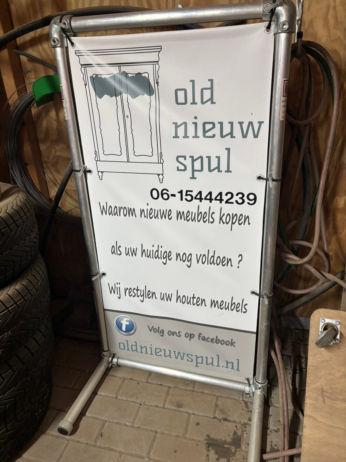 Bannerbord banner, Ophalen of Verzenden, Zo goed als nieuw