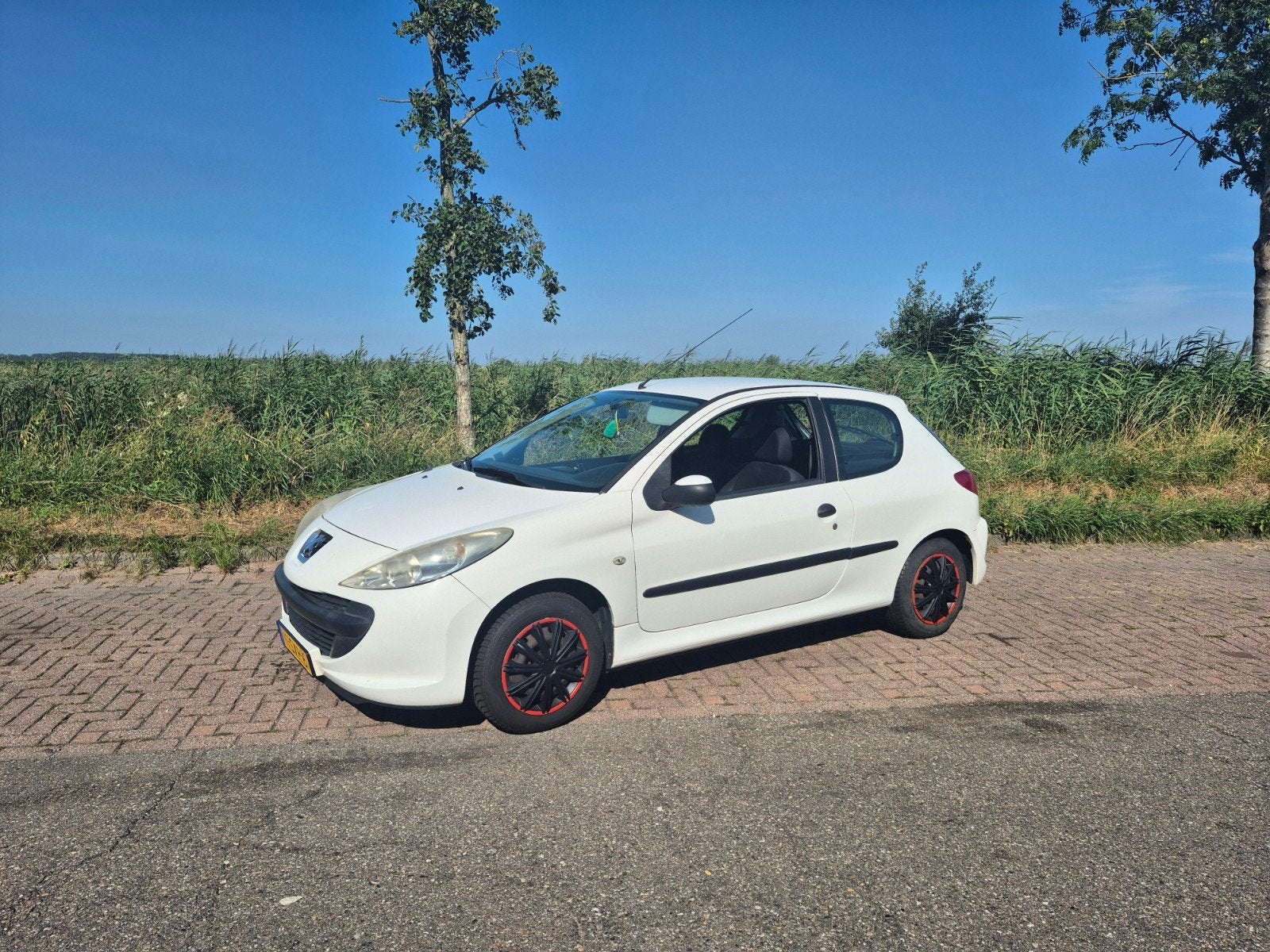 Peugeot 206+ 1.1 3D 2012 Wit, Stof, 4 cilinders, Origineel Nederlands, Particulier