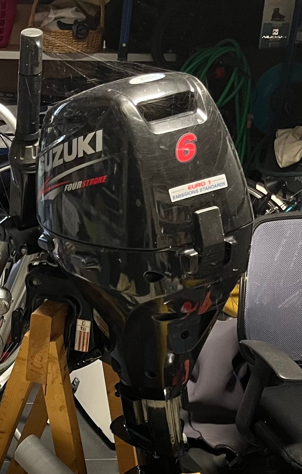 Suzuki DF 9,9 buitenboordmotor & Zodiac rubberboot, Ophalen, Benzine, 5 tot 10 pk