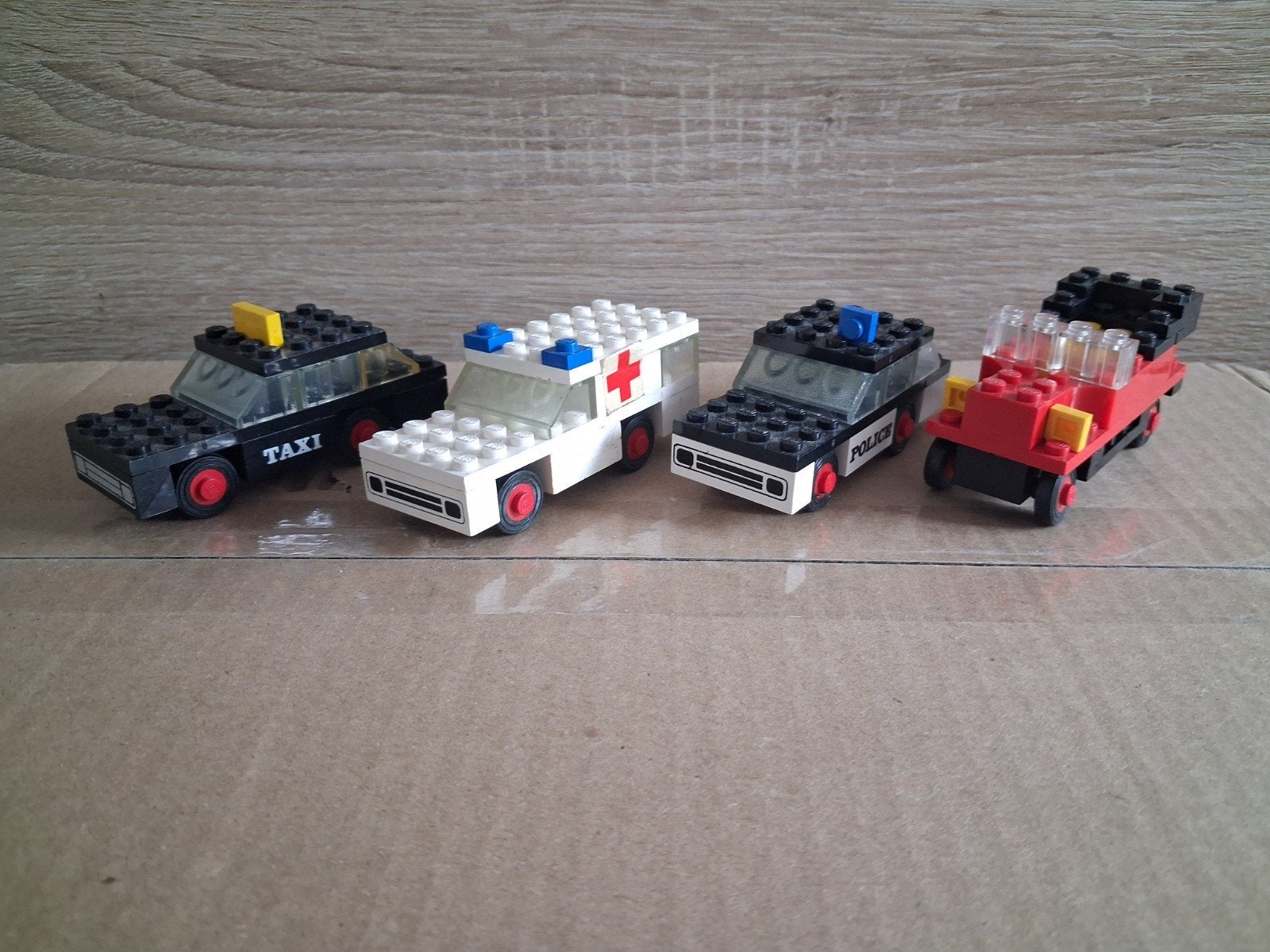 Vier vintage legomodellen uit de 70-er jaren, Ophalen of Verzenden