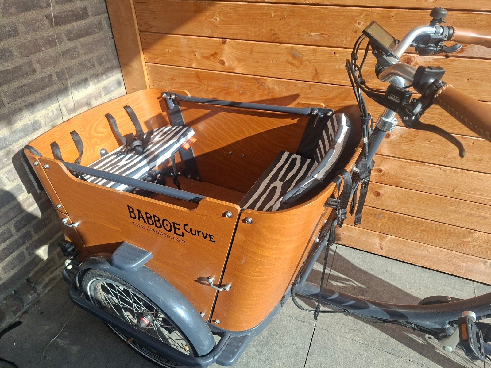 Babboe bakfiets Curve - Zo goed als nieuw, inclusief accesso, Ophalen, Zo goed als nieuw, 4 kinderen of meer, Overige merken