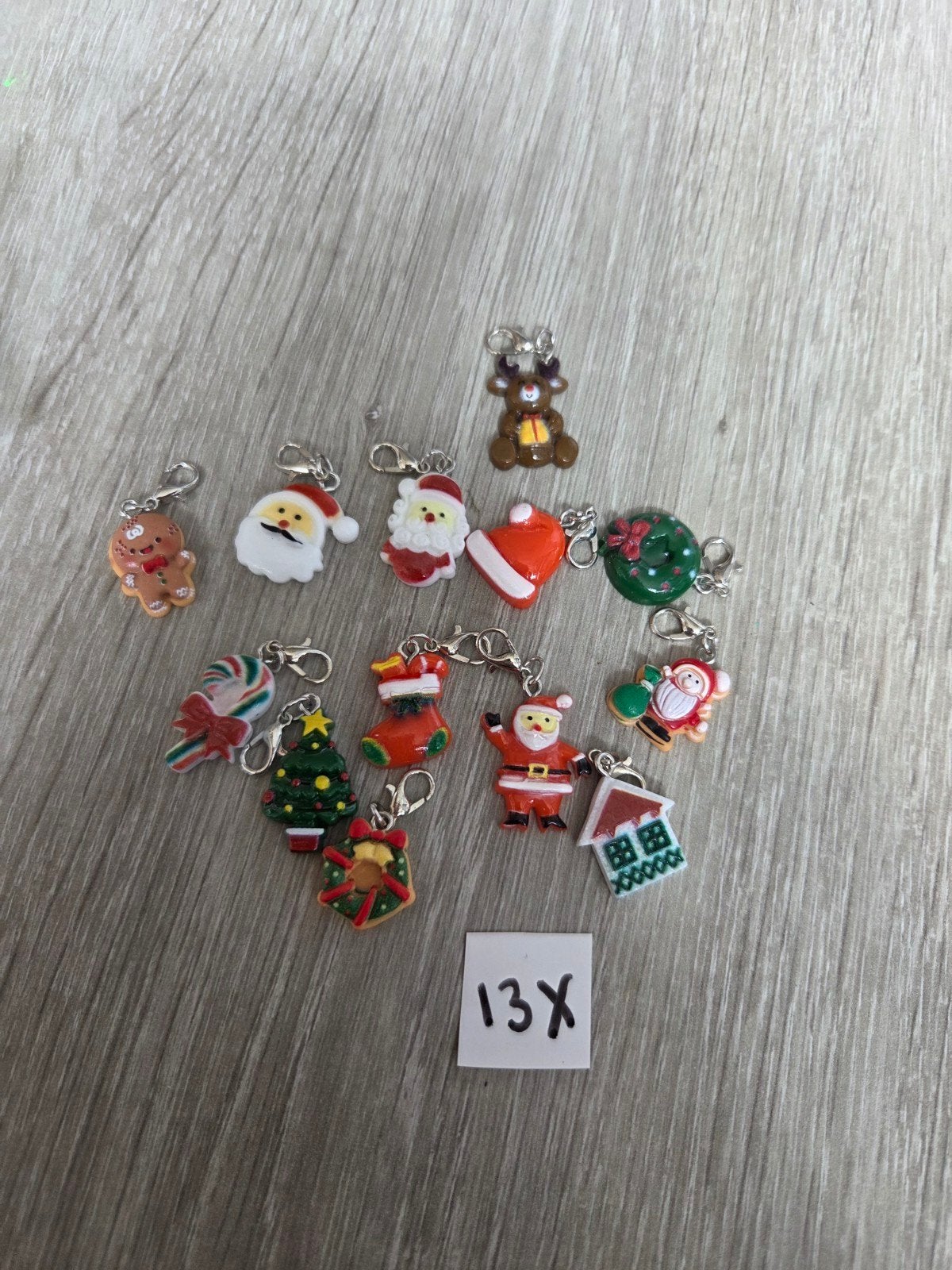 Leuke Kerst Bedels - Set van 13 Stuks, Overige merken, Overige materialen, Ophalen of Verzenden, Zo goed als nieuw