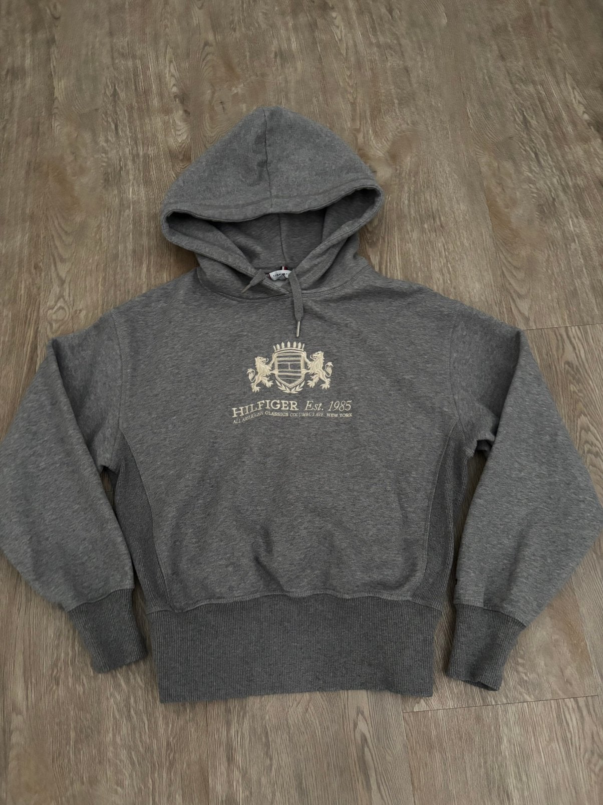 Tommy Hilfiger hoodie grijs, maat S, Kleding | Dames, Ophalen of Verzenden, Zo goed als nieuw, Maat 36 (S), Grijs