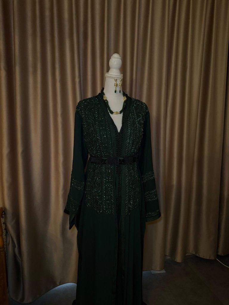 Marokkaanse jurk, takshita, kaftan, caftan, lebsa, Ophalen of Verzenden, Nieuw, Maat 46/48 (XL) of groter, Overige typen