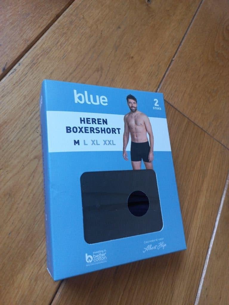 Blue Boxer 2-packs maat, beschikbar in M en L - nieuw, Ophalen of Verzenden, Zwart, Blue Industry, Boxer