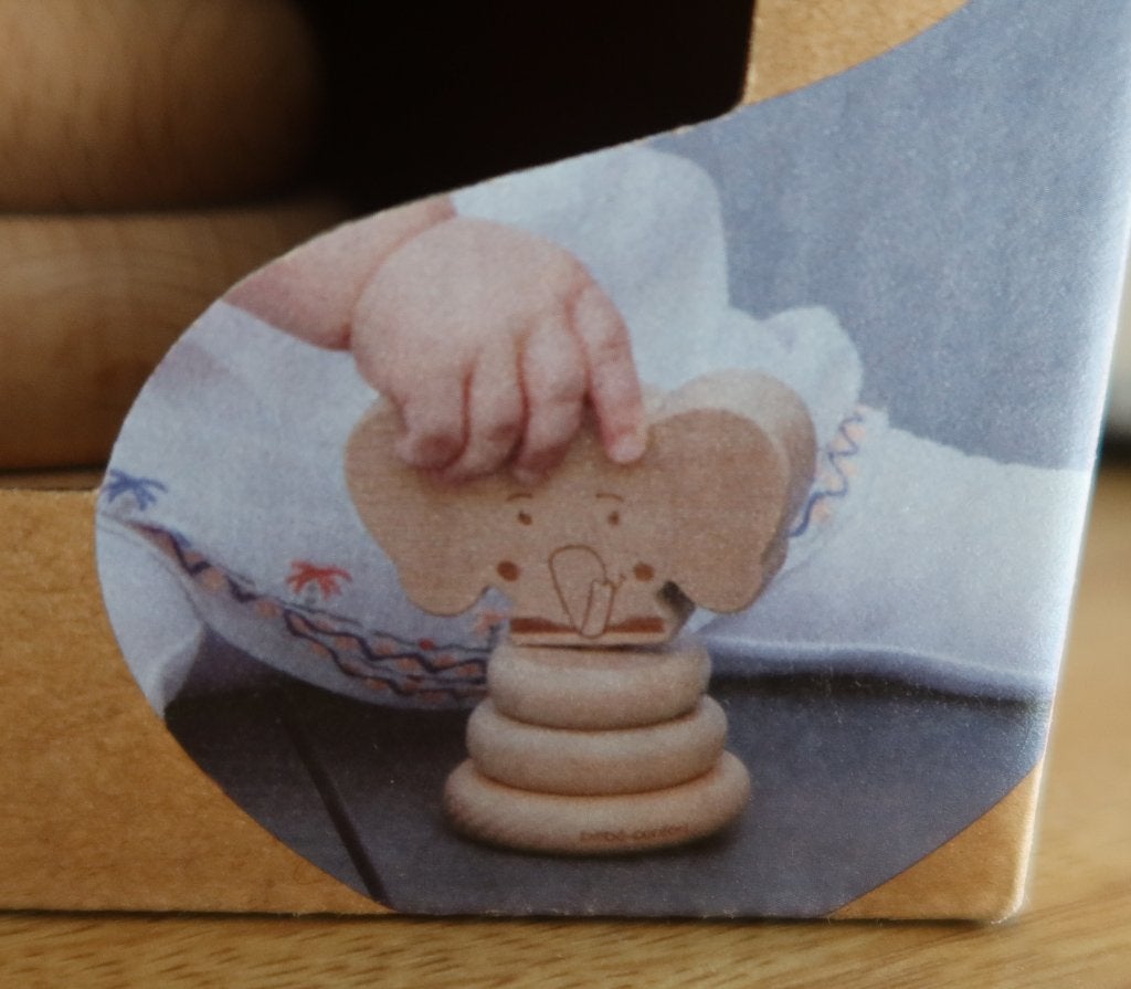 Houten stapel olifant - Bebe-confort - Nieuw, Ophalen of Verzenden, Nieuw, Rammelaar