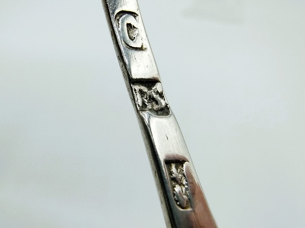 Zilveren strooilepel, B. Smits, Schoonhoven, 1776, Verzenden, Zilver
