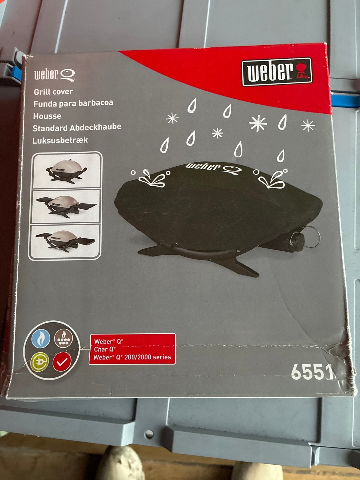 Weber Q Grillhoes - Bescherming voor uw BBQ, Ophalen of Verzenden, Nieuw