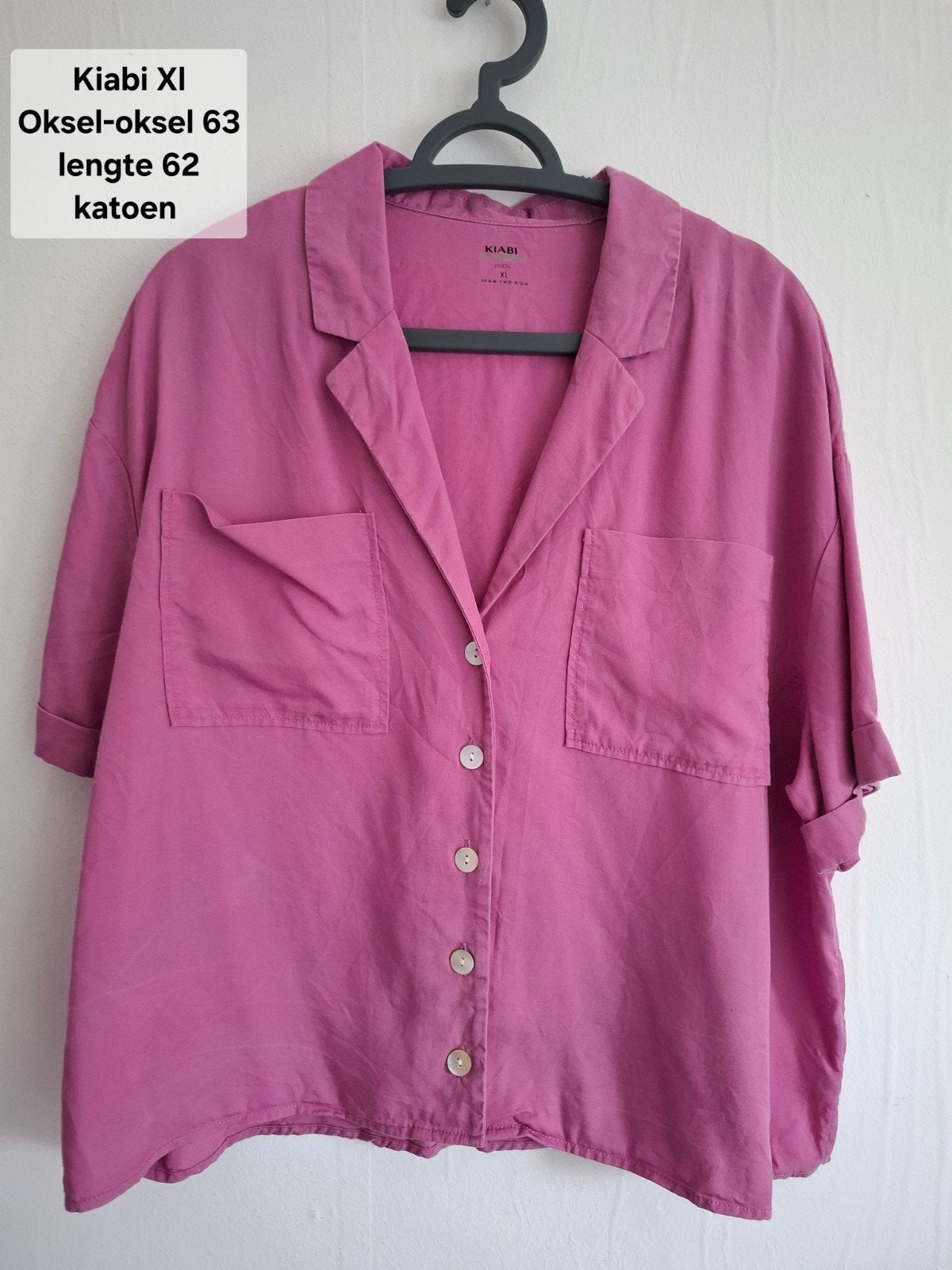 Kiabi paarse katoenen blouse - Maat XL, Ophalen of Verzenden
