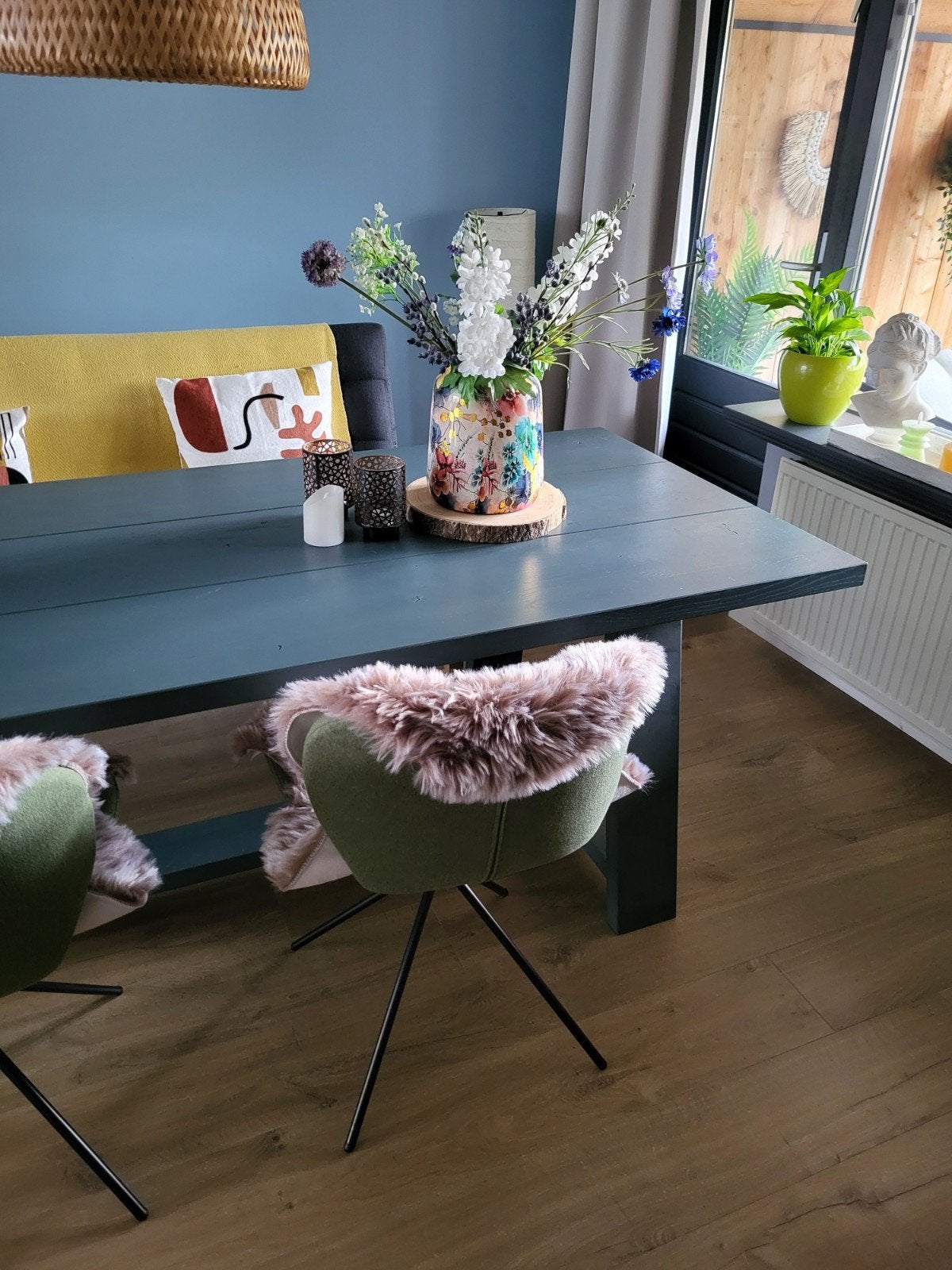 eettafel, Ophalen, 200 cm of meer, 50 tot 100 cm, Zo goed als nieuw