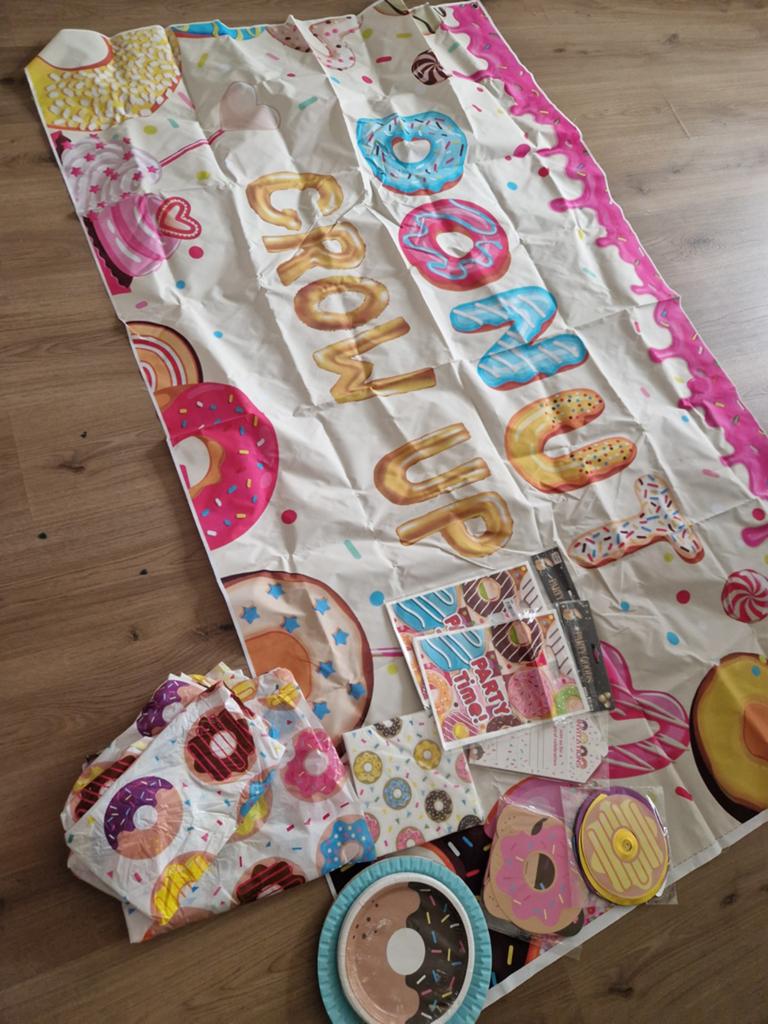 Versiering thema donuts, Ophalen of Verzenden