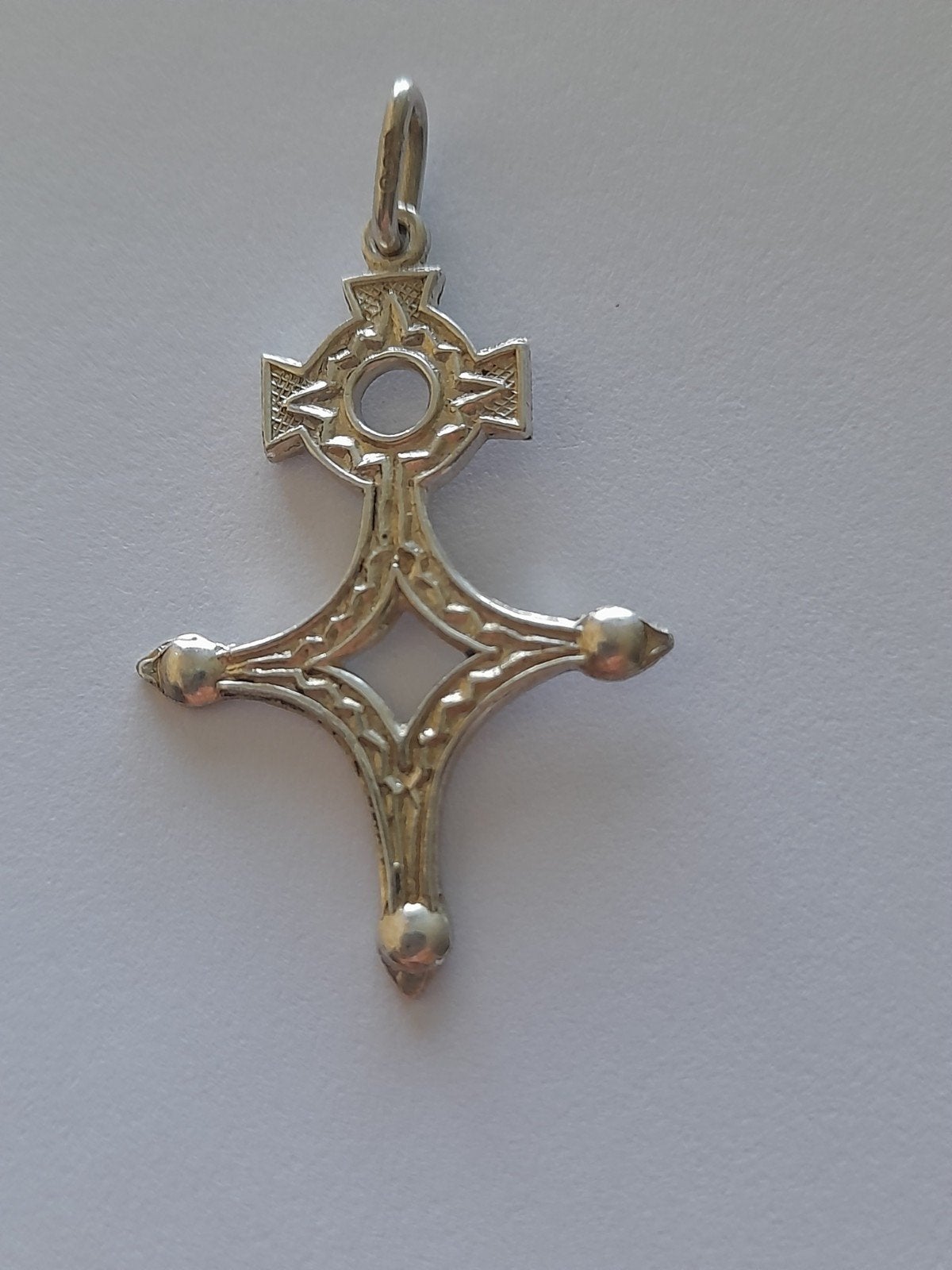 Massief Zilveren Touareg Kruisje - Nieuw, Gekeurd 925, Sieraden, Tassen en Uiterlijk, Ophalen of Verzenden