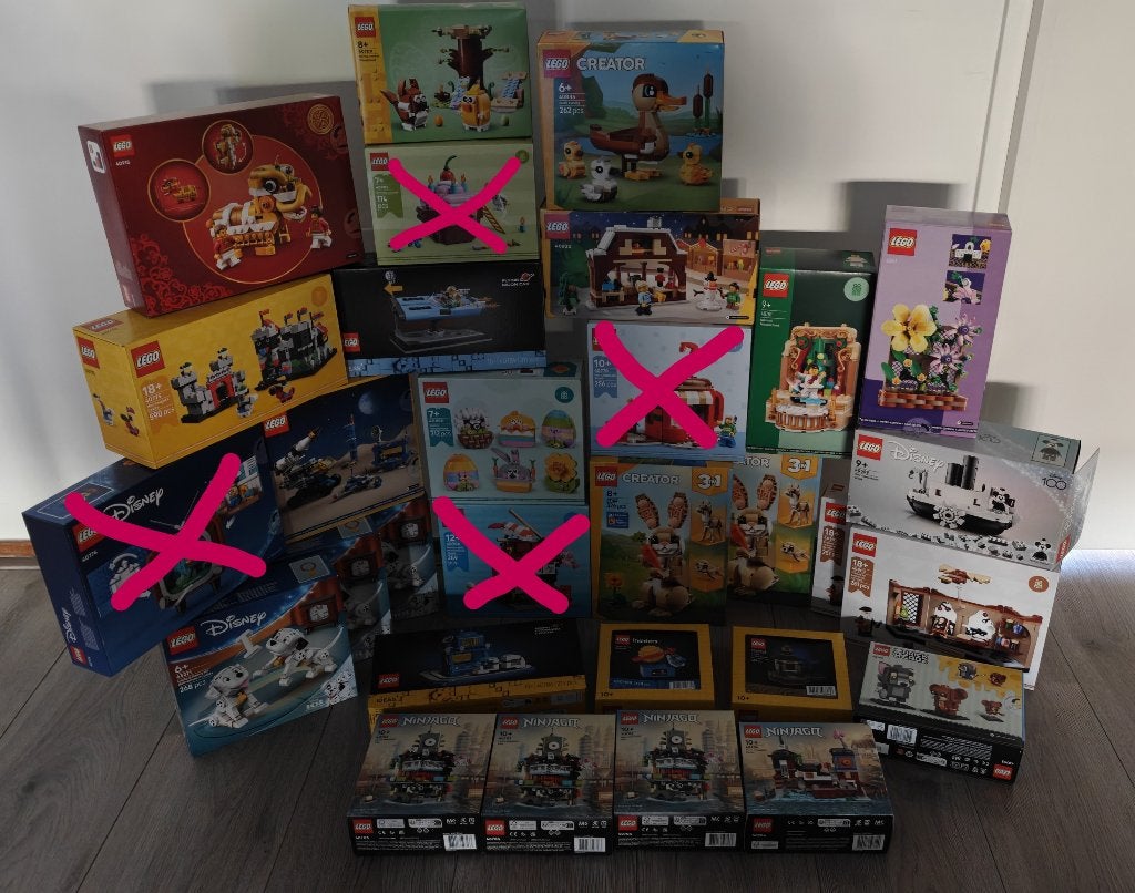 LEGO - Meerdere kleine sets, Lego, Nieuw, Ophalen of Verzenden, Complete set