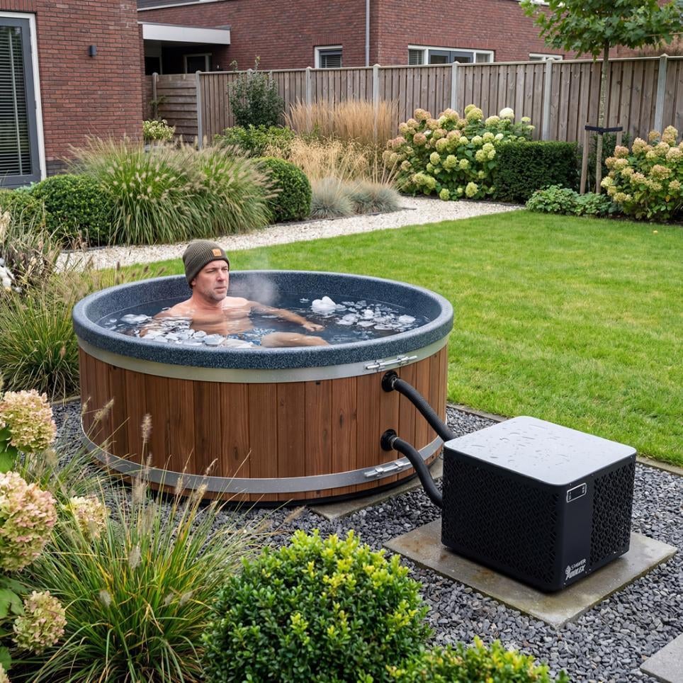 Welltub IJsbad  |  | Thermowood | Levenslange Garantie | Iso, Nieuw, Ophalen of Verzenden, Wetering 5, Info@welltub.nl