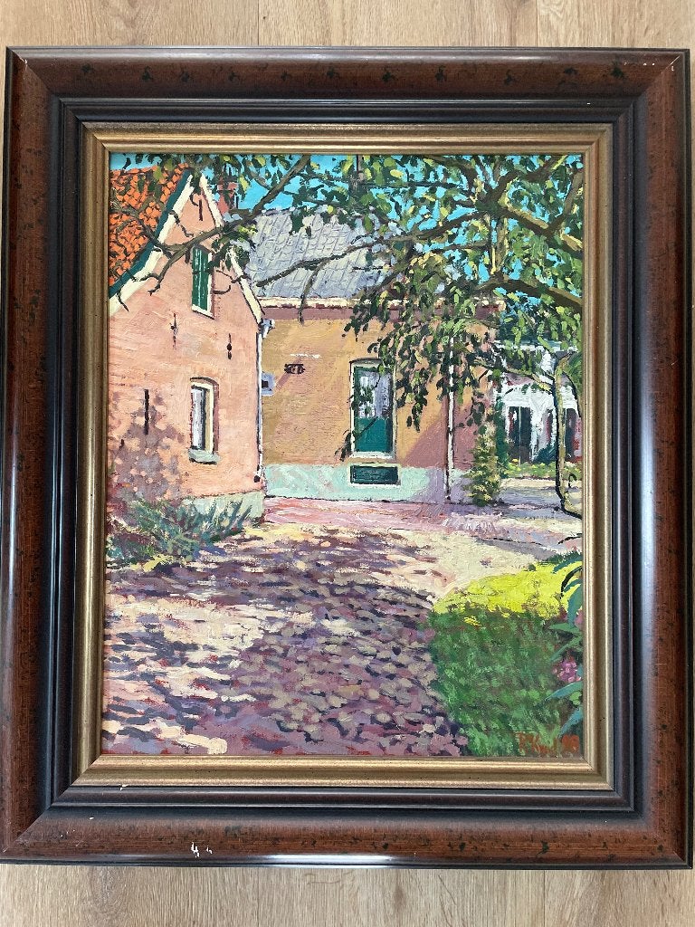 Schilderij van Robert Kwist, Doek, Impressionistisch, Ophalen of Verzenden, Gesigneerd