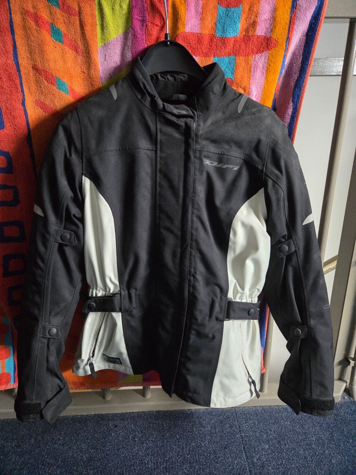 DIFI dames motorjas textiel zwart/wit, Jas | textiel, Ophalen of Verzenden, Dames, Difi Aerotex