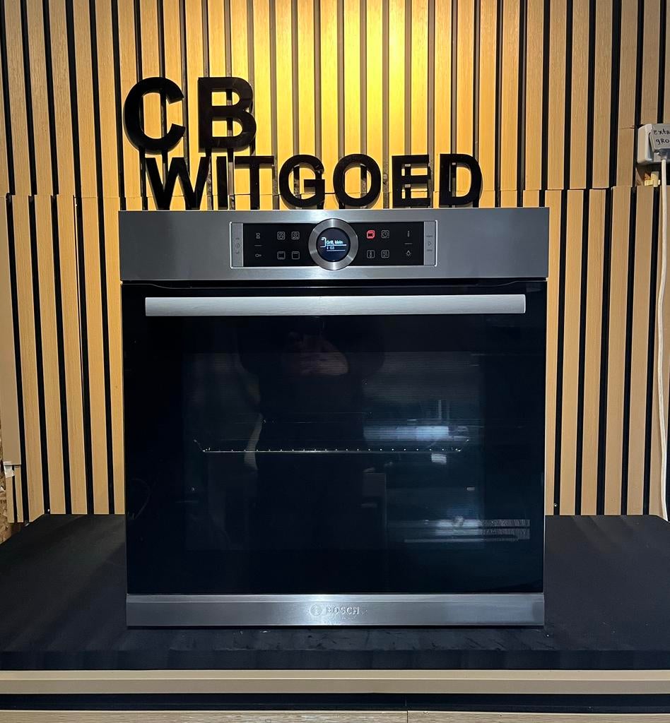 Bosch serie 8 solo oven 71 liter oven inhoud, Ophalen, Hete lucht, 60 cm of meer, Zo goed als nieuw