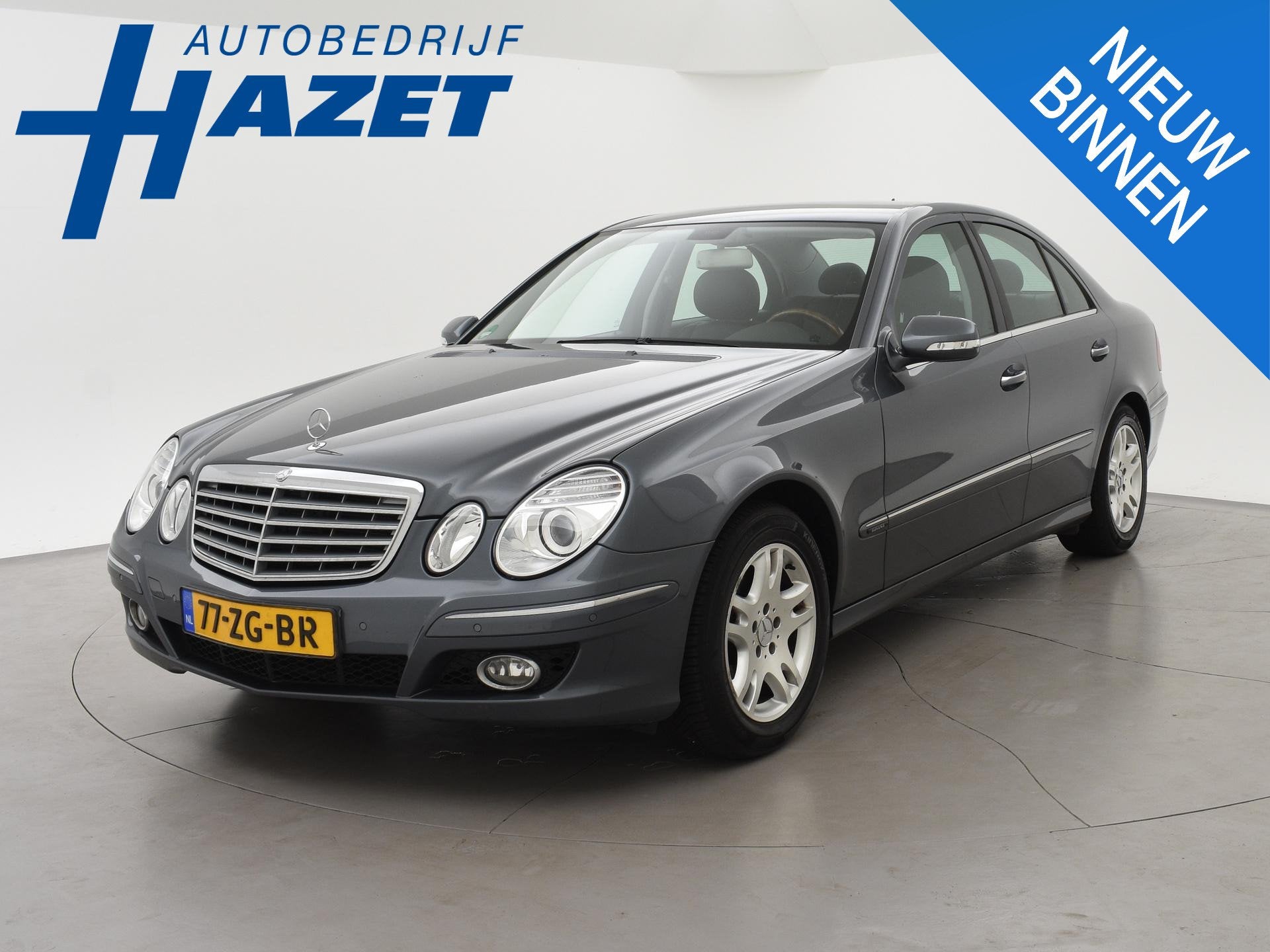 Mercedes-Benz E-klasse 280 CDI V6 190 PK SEDAN ORIG NL *158., Auto's, Automaat, Gebruikt, Zwart, 190 pk
