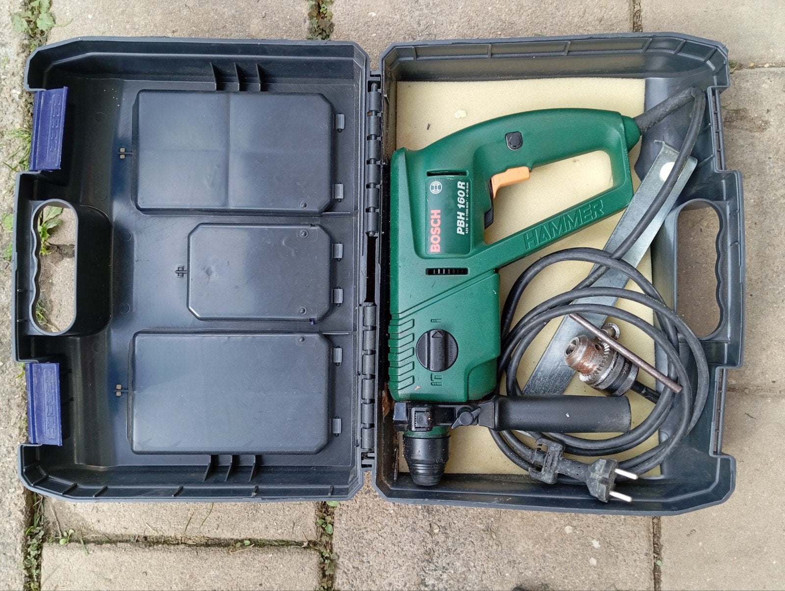 Bosch Boorhamer PBH 160R met boren - Nauwelijks gebruikt