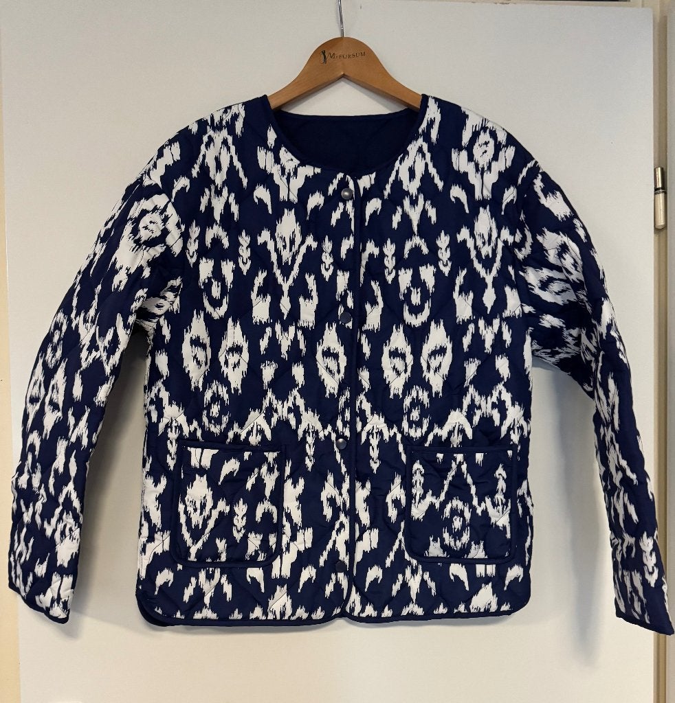 gewatterede jas, Ophalen of Verzenden, Nieuw, Maat 36 (S), Blauw