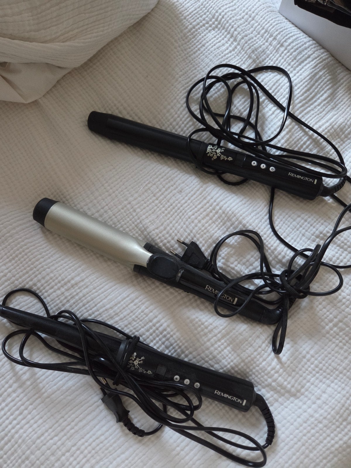 Remington krultangen (3 stuks), Witgoed en Apparatuur, Ophalen of Verzenden, Gebruikt, Haarverzorging