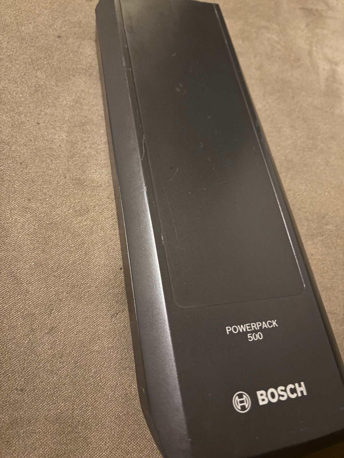 Bosch PowerPack 500 Wh Bagagedrager Accu ZGAN, Ophalen of Verzenden, Gebruikt