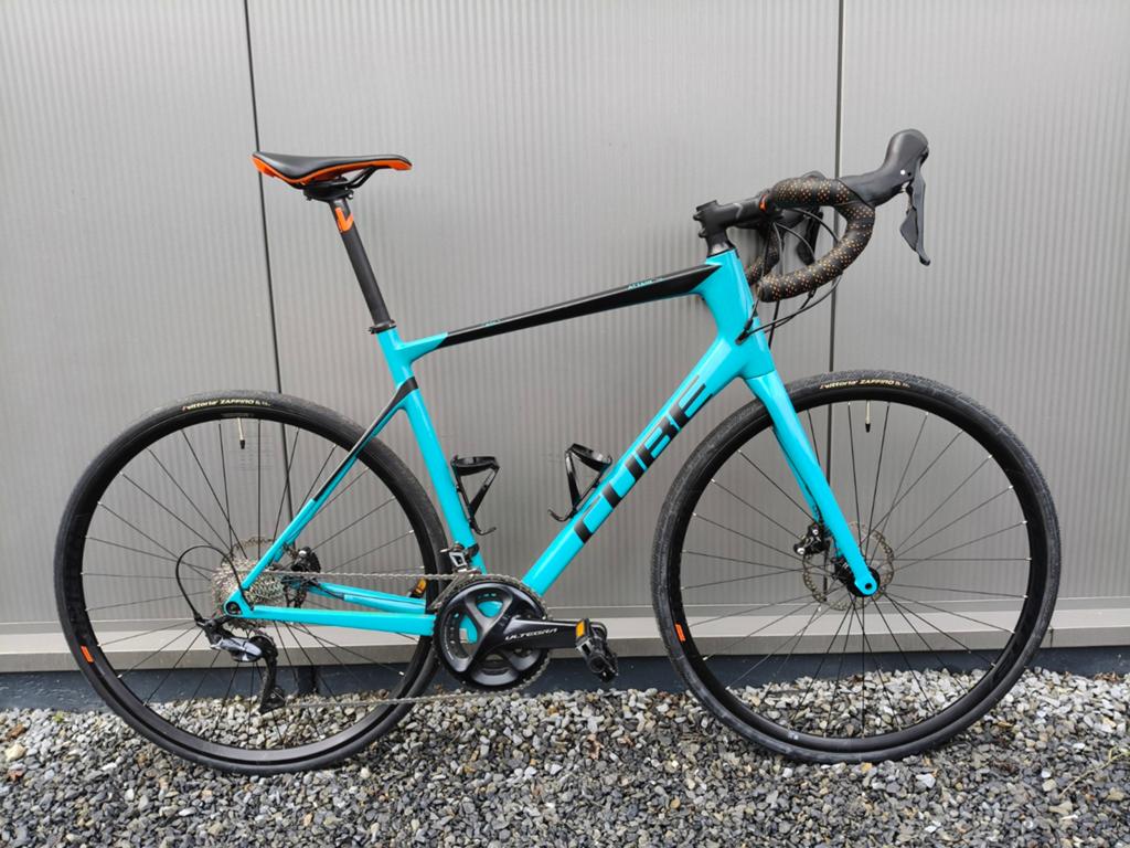 Cube Attain SL GTC Disc carbon racefiets. 58cm. Ultegra/105, Fietsen en Brommers, 28 inch, Carbon, Heren, Zo goed als nieuw