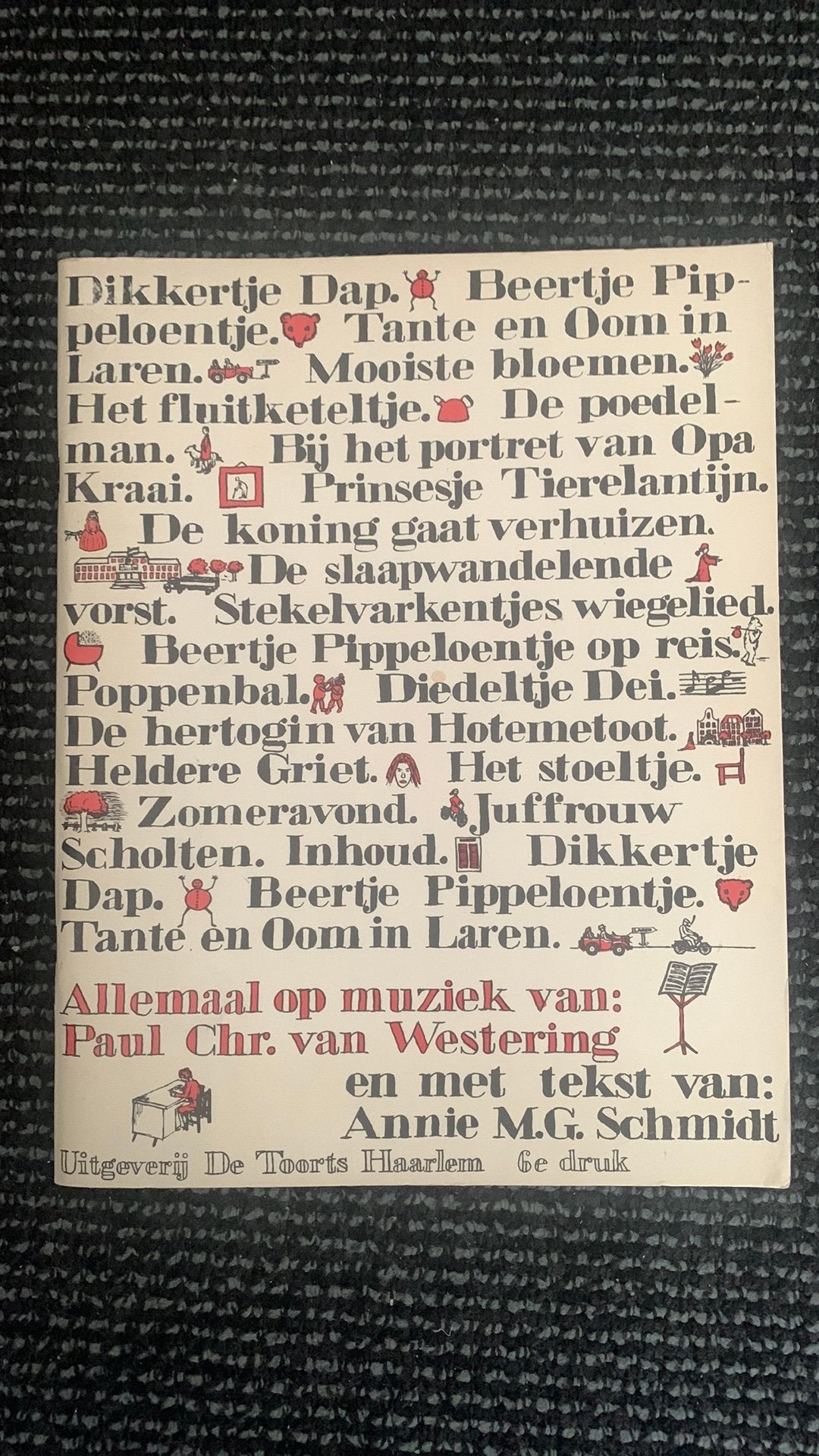 Allemaal op muziek van:, Muziek en Instrumenten, Ophalen of Verzenden