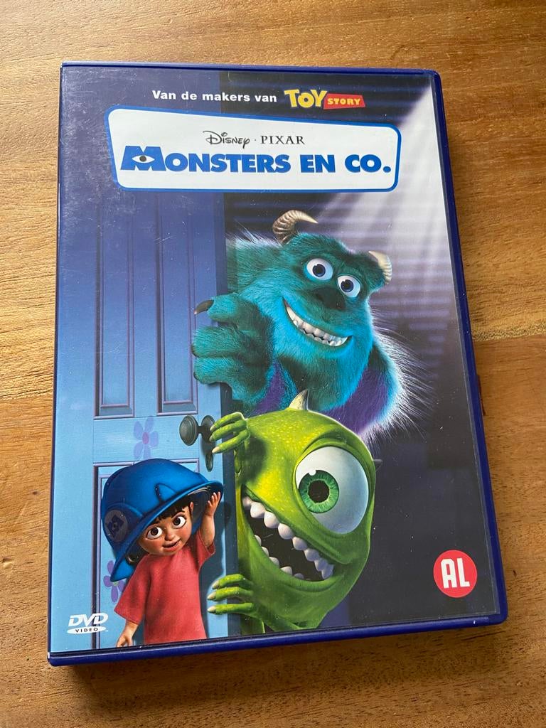 Monsters en Co. DVD - Disney Pixar Film, Avontuur, Alle leeftijden, Ophalen of Verzenden, Zo goed als nieuw