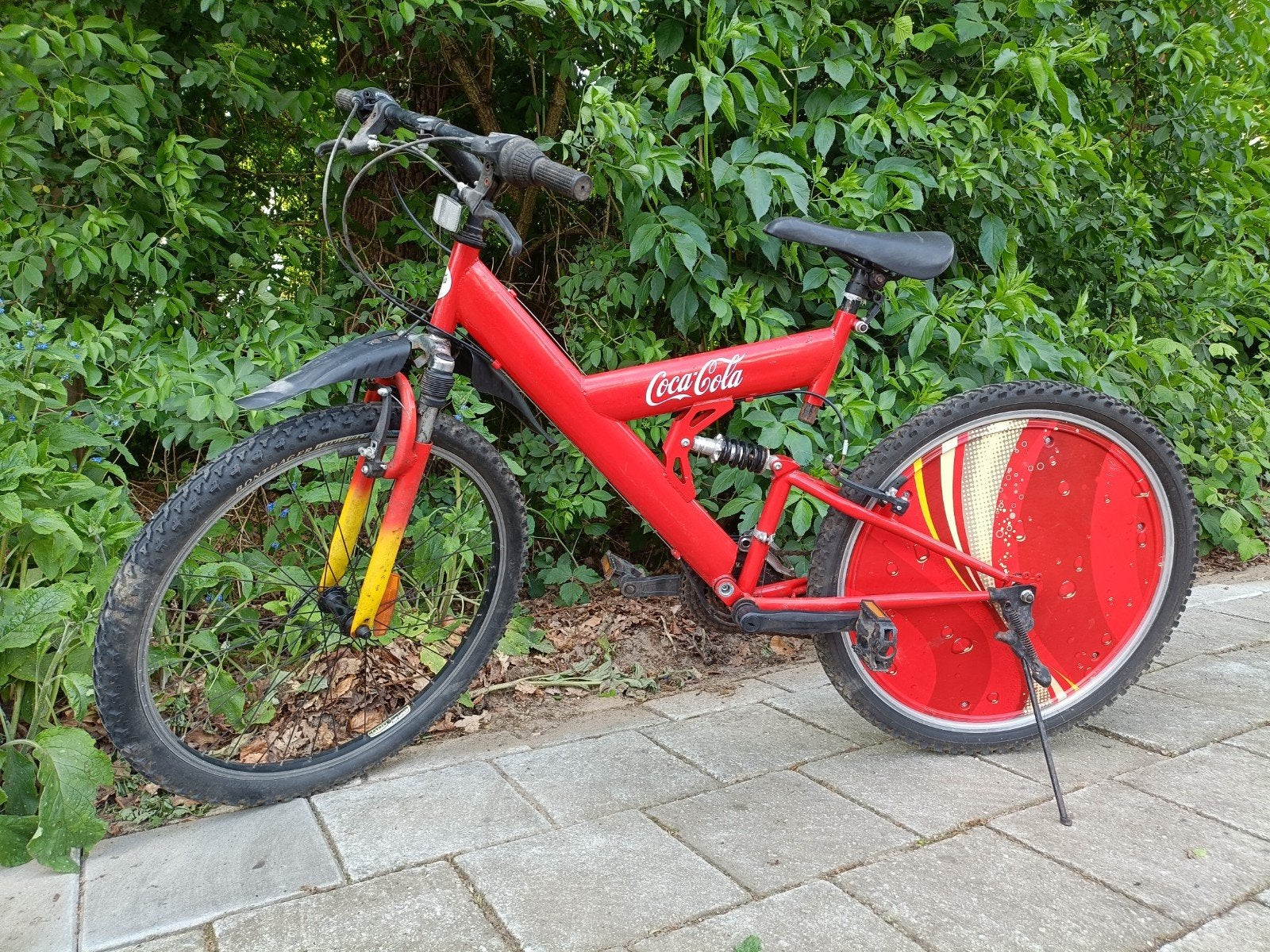 Originele Coca Cola mountainbike MTB herenfiets, Ophalen, Gebruikt, Overige merken, Versnellingen