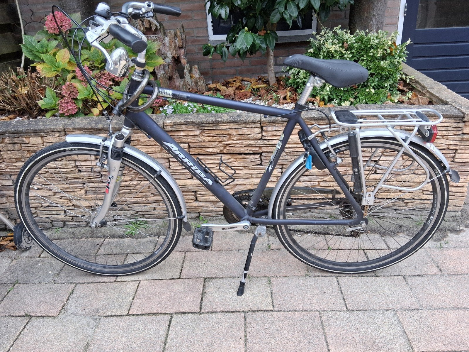 Herenfiets met Shimano Nexave Versnellingen, Fietsen en Brommers, Gebruikt, Velgrem, Versnellingen, 53 tot 57 cm
