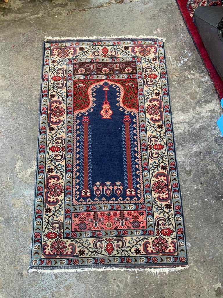 Perzisch bid vloerkleed oud Baluch Turkmenen plus min 1920., Ophalen of Verzenden