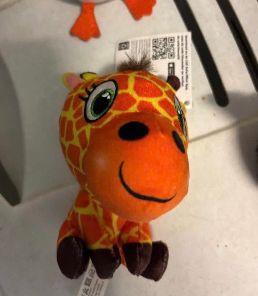 Knuffel Lidl giraf Gina met kaartje, Lidl, Ophalen