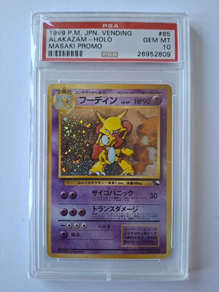 Pokemon Masaki Alakazam PSA 10, Ophalen, Zo goed als nieuw, Losse kaart, Foil