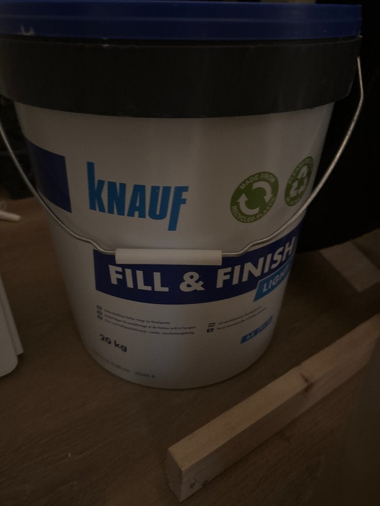 Knauff Fil & Finish - gebruikt maar 70% restant (12-14kg), Overige materialen, Gebruikt, 5 tot 10 m², Ophalen