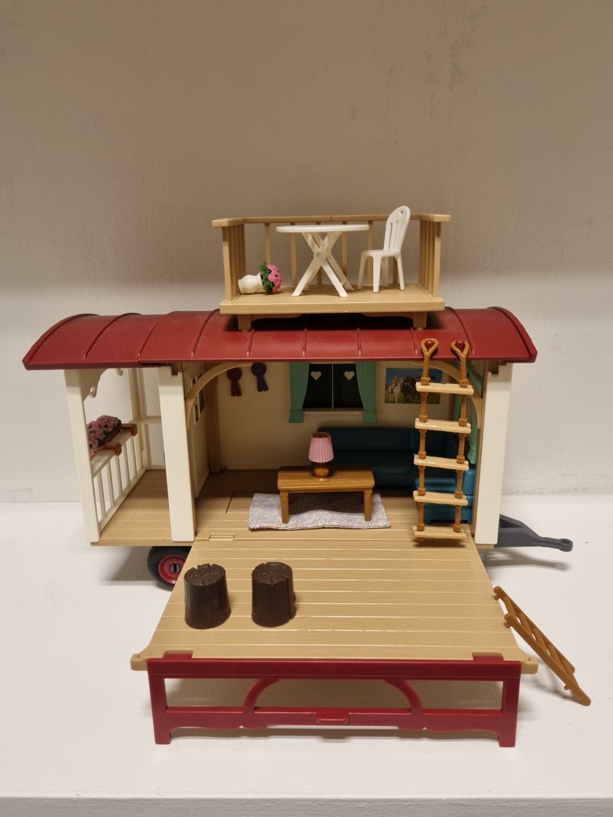 schleich pipowagen, Ophalen of Verzenden, Zo goed als nieuw, Paard, Beeldje of Figuurtje