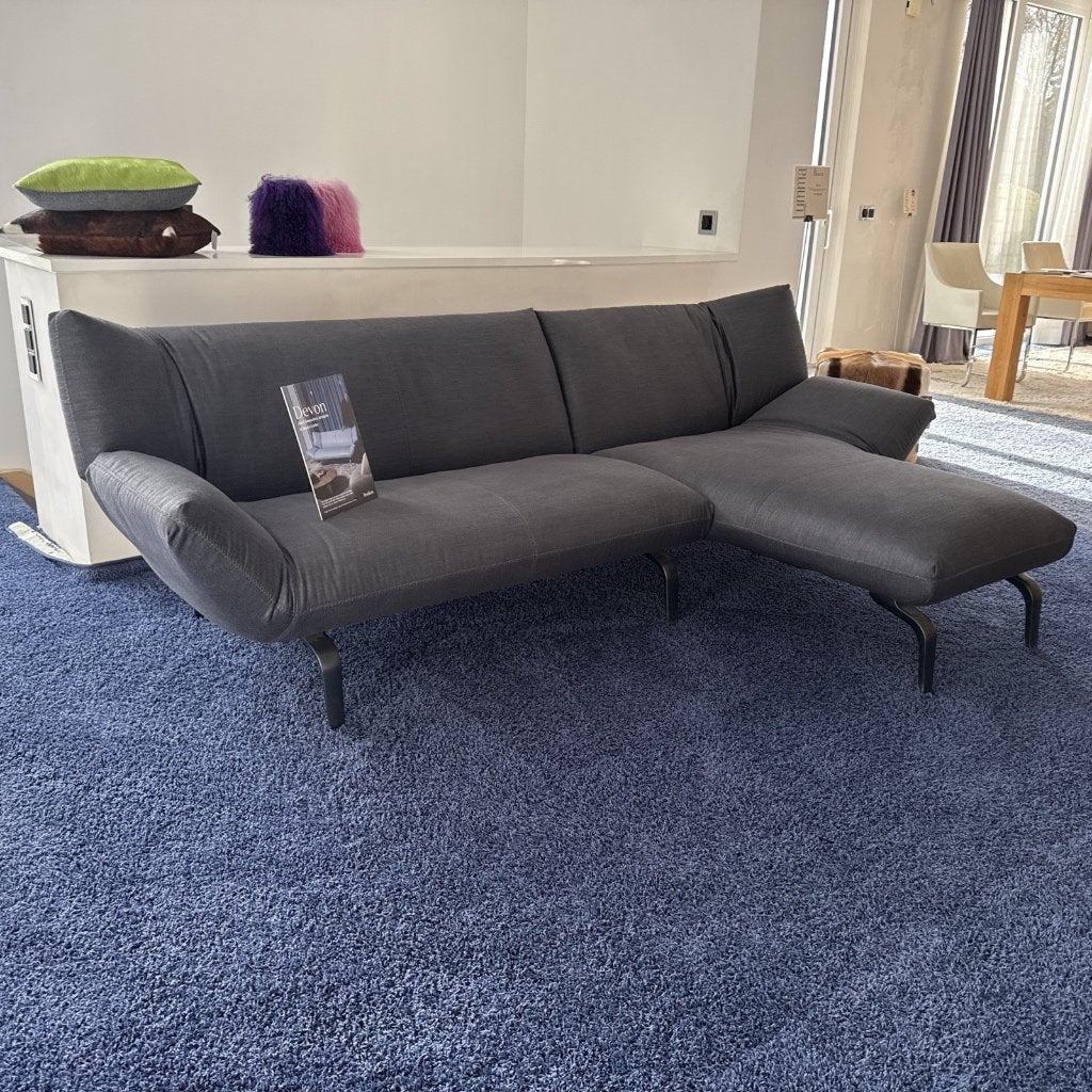 -70%! NIEUWE Leolux DEVON 7000€ voor: 1999€, Ophalen, Hoekbank, 200 tot 250 cm, 100 tot 125 cm