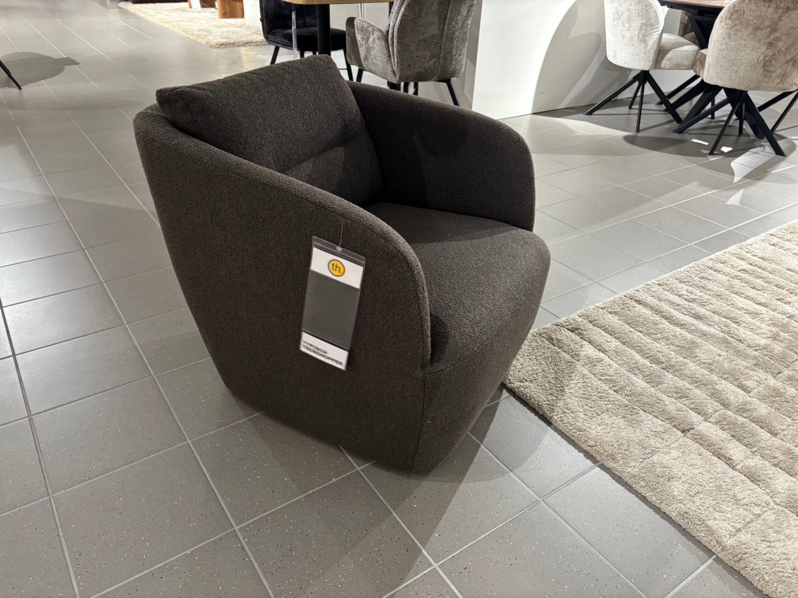 Fauteuil Loreen, Ophalen, 75 tot 100 cm, Stof, 50 tot 75 cm
