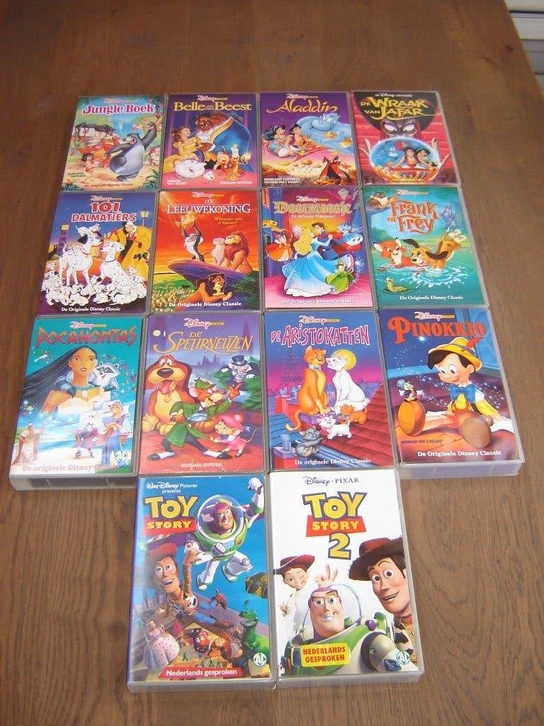 DISNEY FILMS !!, Alle leeftijden, Ophalen of Verzenden, Zo goed als nieuw, VHS